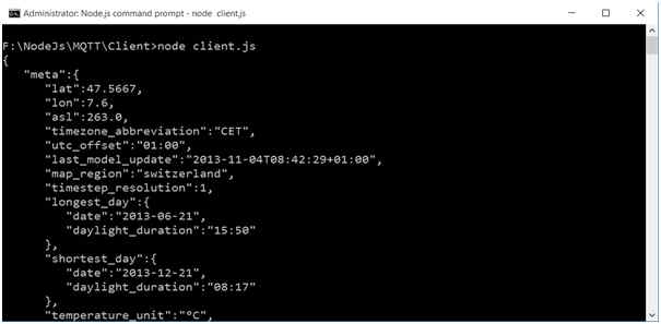 run the server program